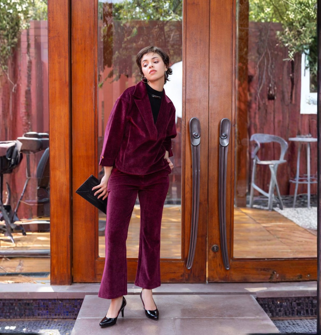 Velvet Co-ord Sets For Winters