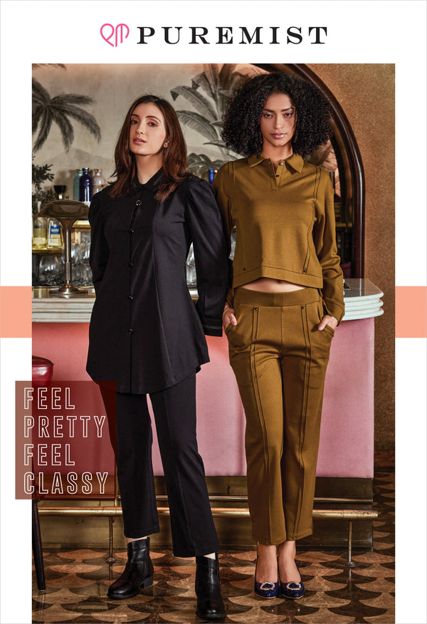 The Casual Pique Knit Co-ord Set (PWM-24572)