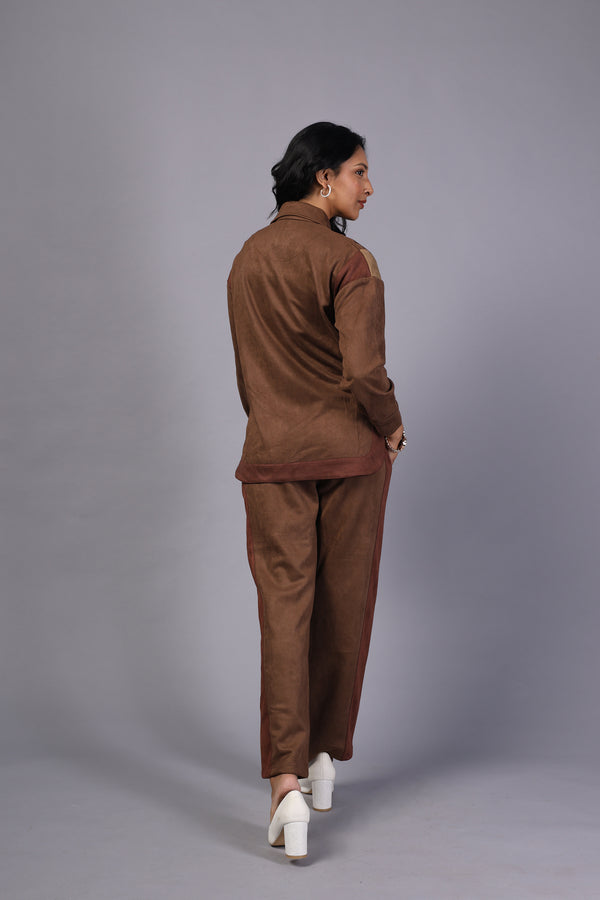 Ladies Cord Set - Imported Suede (PWM-24575)