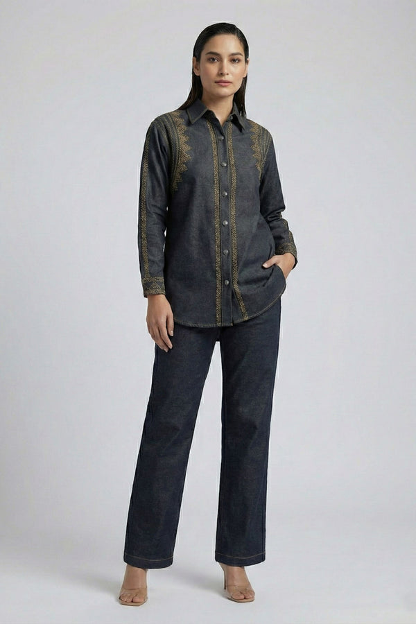 Block Edit Denim Co-ord Set PWM-25576