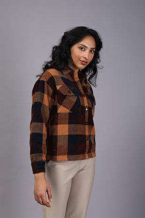 Imported Tweed Ladies Top (PWM-24750)