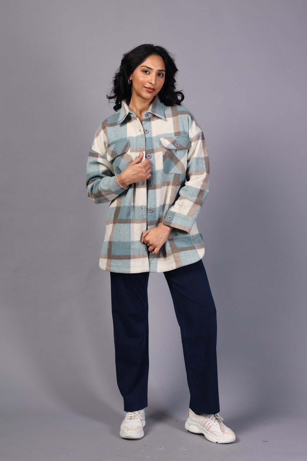 Brushed Wool Ladies Top (PWM-24774)