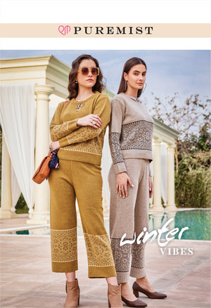 Salmon Breeze Knitted Cord Set (PWM-23907)