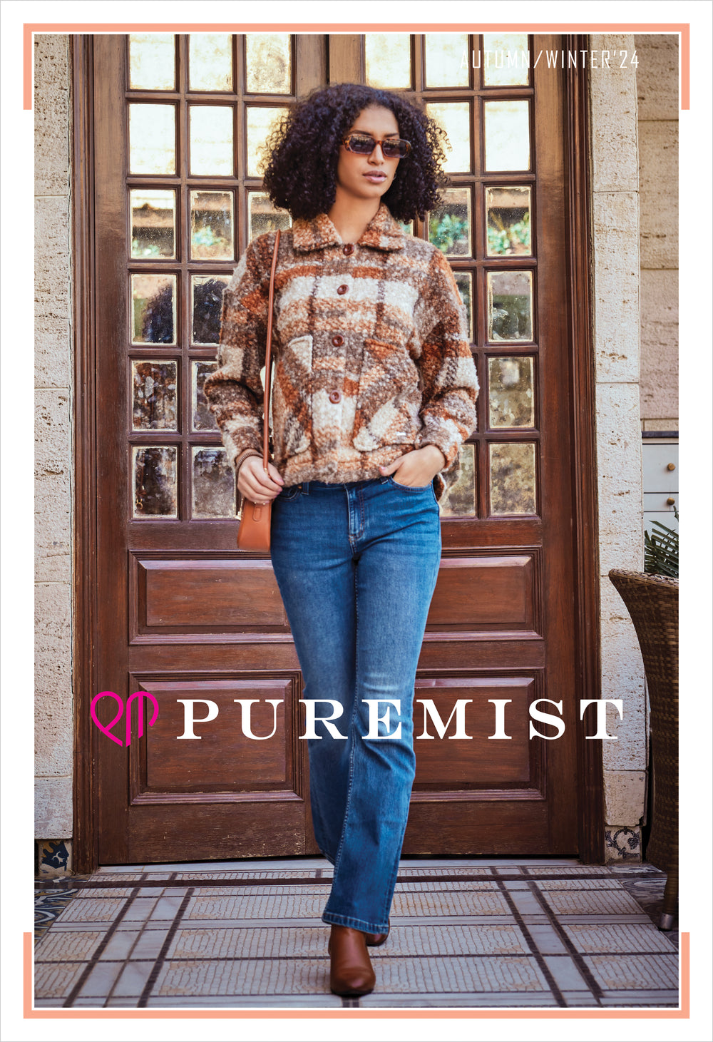 Ladies Bouclé Wool Blend Top (PWM-24761)