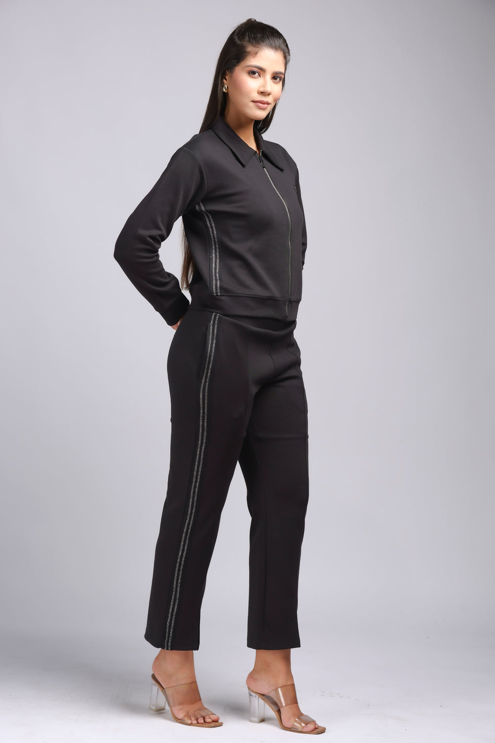 Midnight Elegance Ladies Coord Set (PWM-23511)
