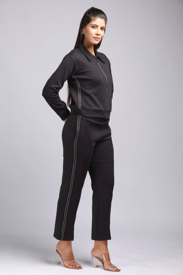 Midnight Elegance Ladies Coord Set (PWM-23511)