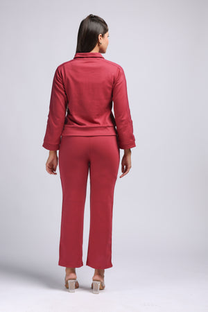 Fuschia Flair Ladies Cord Set (PWM-23508)