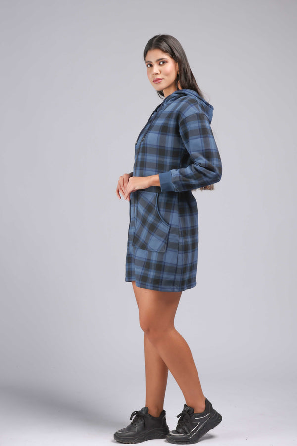 The Air Force Fleece Ladies Midi Dress (POWM-4727)