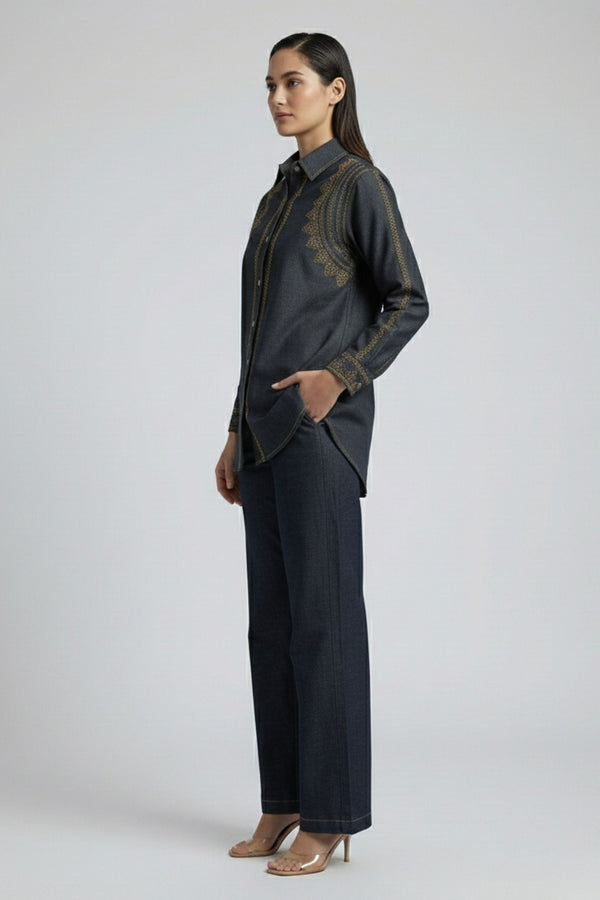 Block Edit Denim Co-ord Set PWM-25576