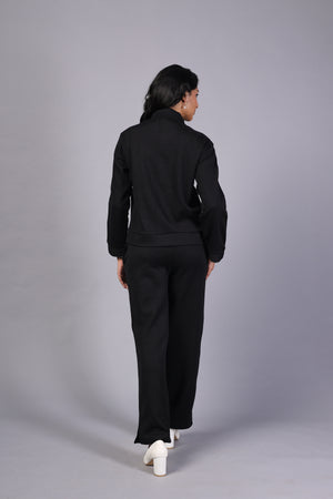 Women's Cord Set Fleece Jacket (PWM-24519)