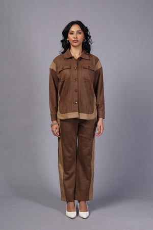 Ladies Cord Set - Imported Suede (PWM-24575)