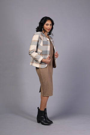 Contemporary Imported Fabric Dress (PWM-24127)