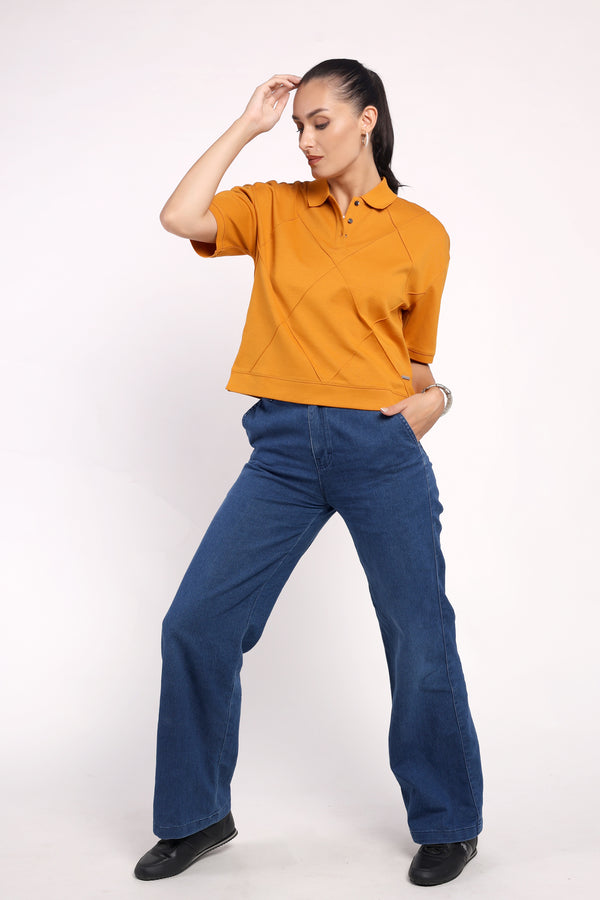 The Pintex Design T-Shirt ( PSM-255001)