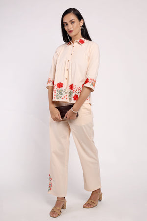 The Weaved Embroidery Co-ord Set (PSM-253012)