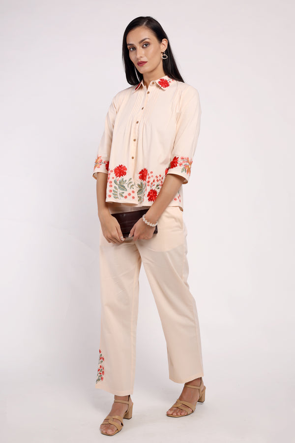 The Weaved Embroidery Co-ord Set (PSM-253012)