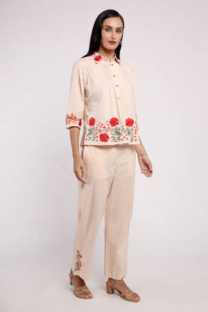 The Weaved Embroidery Co-ord Set (PSM-253012)