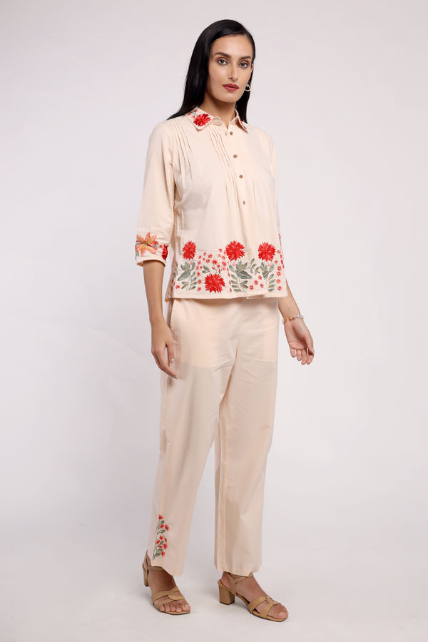 The Weaved Embroidery Co-ord Set (PSM-253012)
