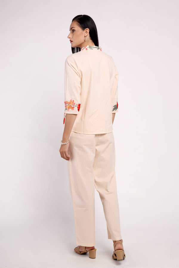 The Weaved Embroidery Co-ord Set (PSM-253012)