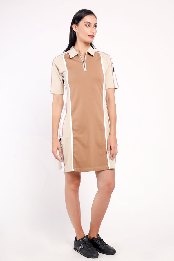 The Side-Tape Sporty Dress (PSM-259038)