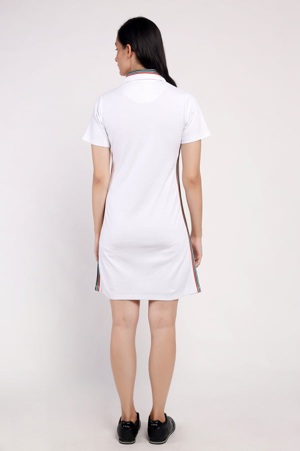 The Sporty Stripe Dress (PSM-259017)