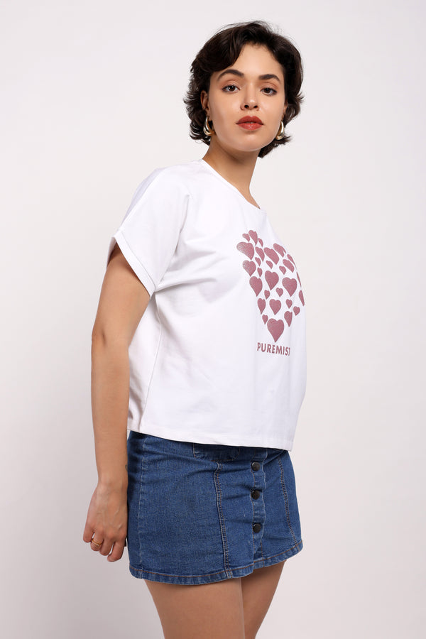 The Shimmering Heart Tee (PSM-255055)