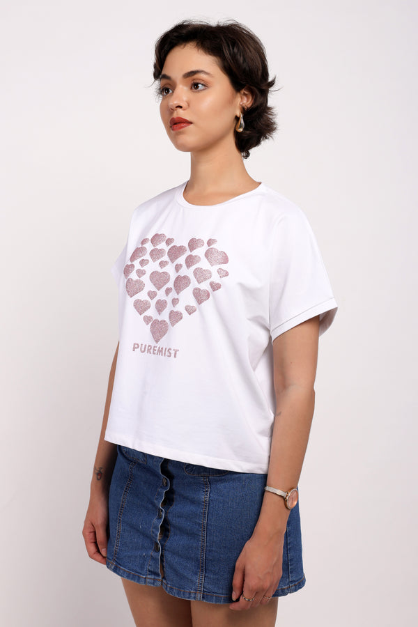The Shimmering Heart Tee (PSM-255055)