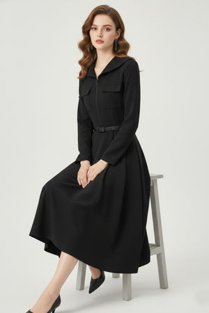 Ladies Middi Black - PWM-25139