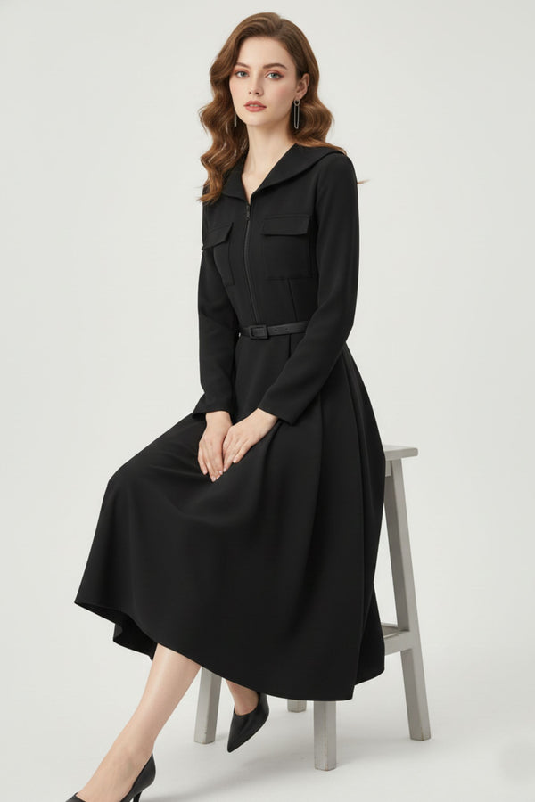 Ladies Middi Black - PWM-25139