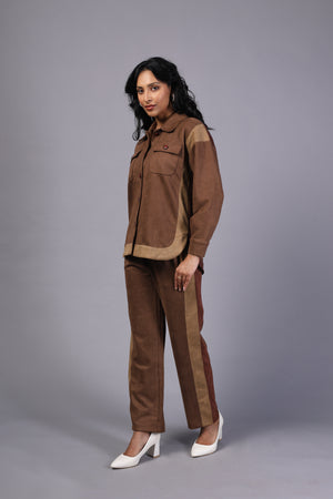 Ladies Cord Set - Imported Suede (PWM-24575)