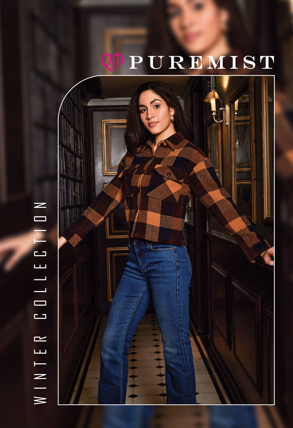 Imported Tweed Ladies Top (PWM-24750)
