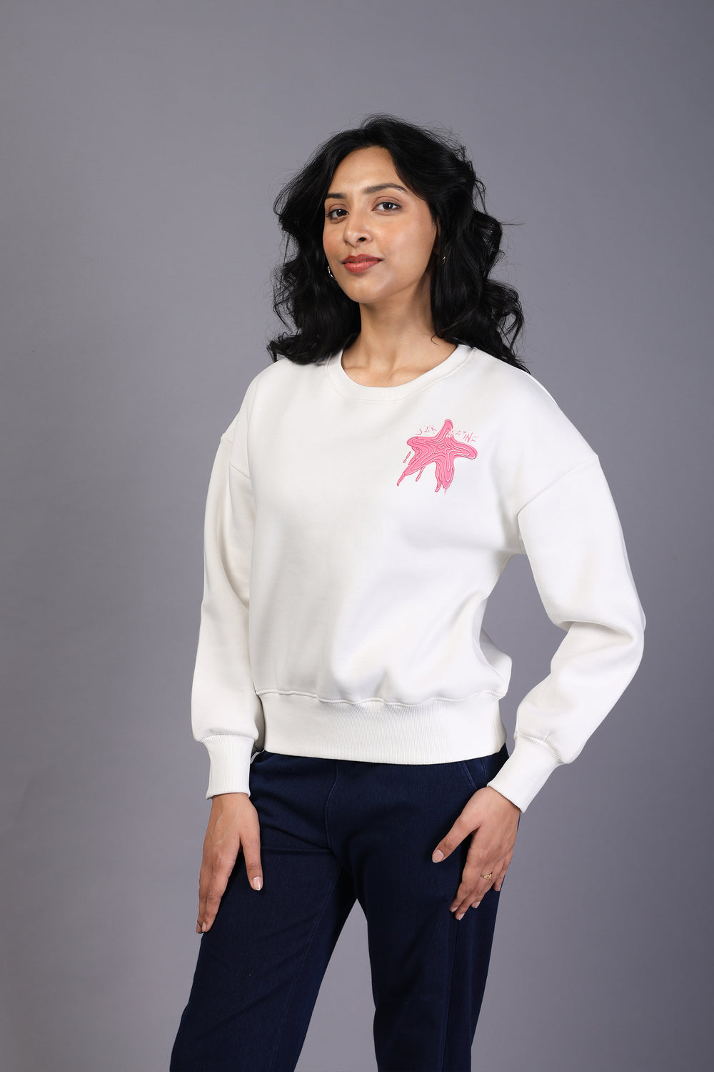 Snowy Bliss Ladies Sweatshirt (PWM-24725)