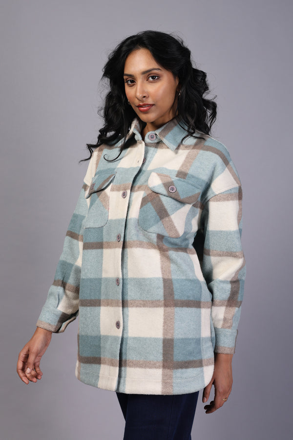 Brushed Wool Ladies Top (PWM-24774)