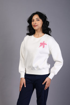 Snowy Bliss Ladies Sweatshirt (PWM-24725)