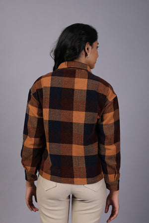 Imported Tweed Ladies Top (PWM-24750)