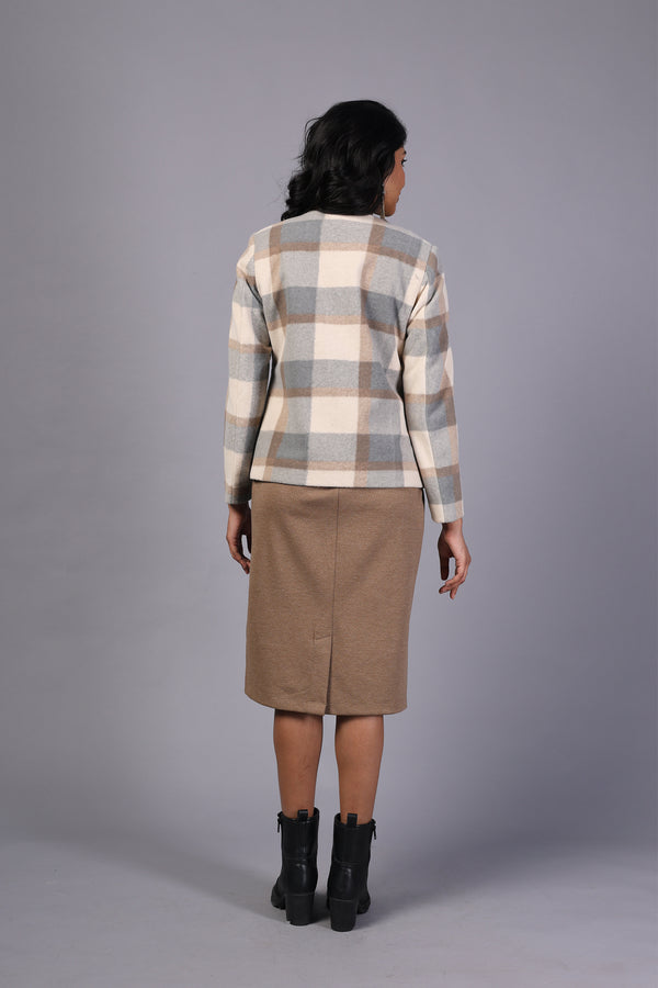Contemporary Imported Fabric Dress (PWM-24127)