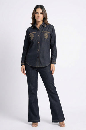 Ladies Coord Set Space- PWM-25575