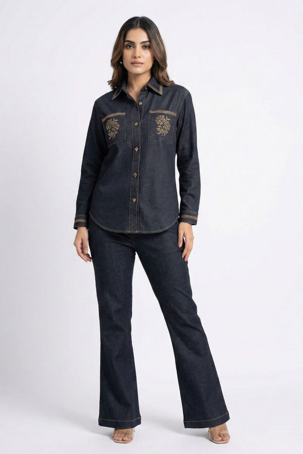 Ladies Coord Set Space- PWM-25575