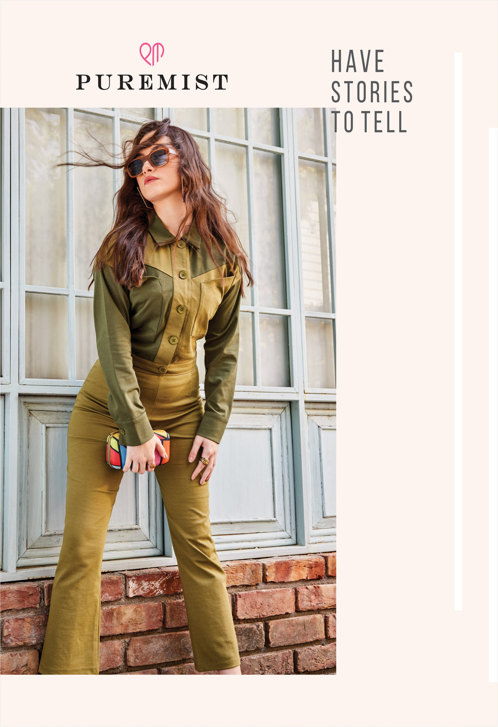 Olive Charm Ladies Cord Set (PWM-23506)