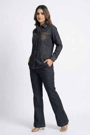 Ladies Coord Set Space- PWM-25575