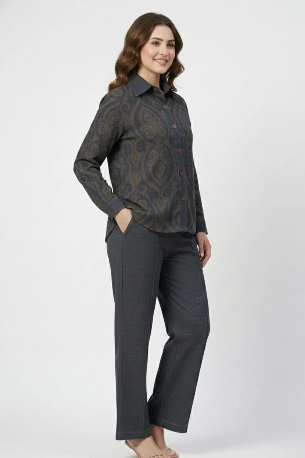 Denim Day Co-ord Set - (PWM-25550)